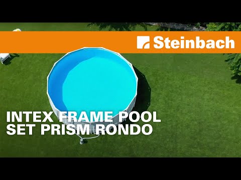 Intex Frame Pool Set Prism Rondo mit Zubehör, 457 x 122 cm