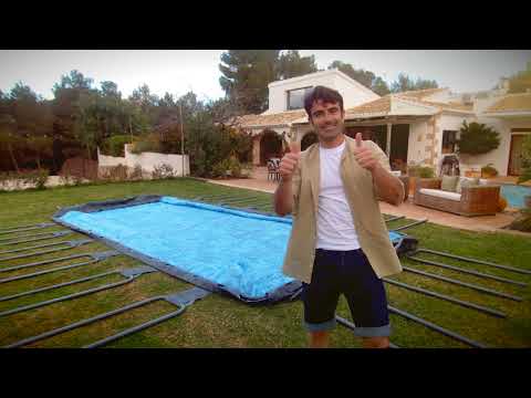 Bestway APX365 winterfestes Frame Pool Komplett-Set 732 x 366 x 132 cm